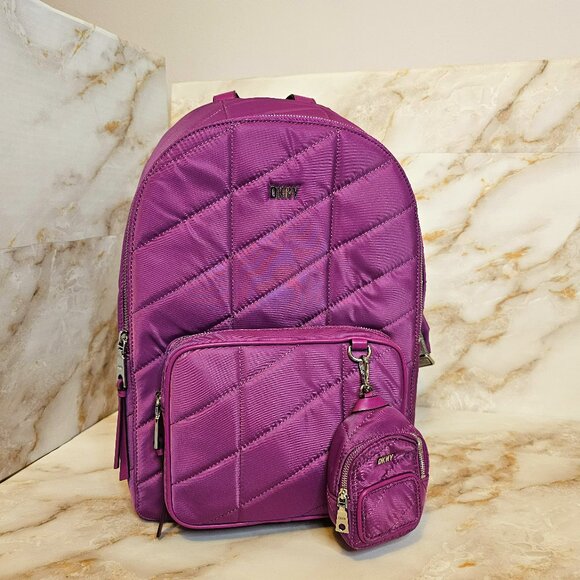 DKNY Handbags - DKNY Bodhi Backpack, Dark Orchid, NWT